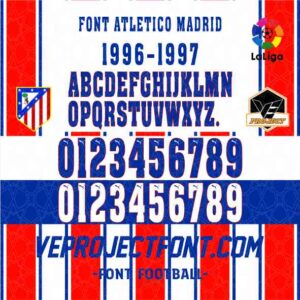 FONT ATLETICO MADRID 1996-1997