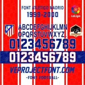 FONT ATLETICO MADRID 1999-2000