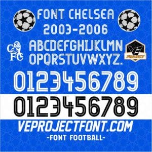 FONT CHELSEA 2003-2006